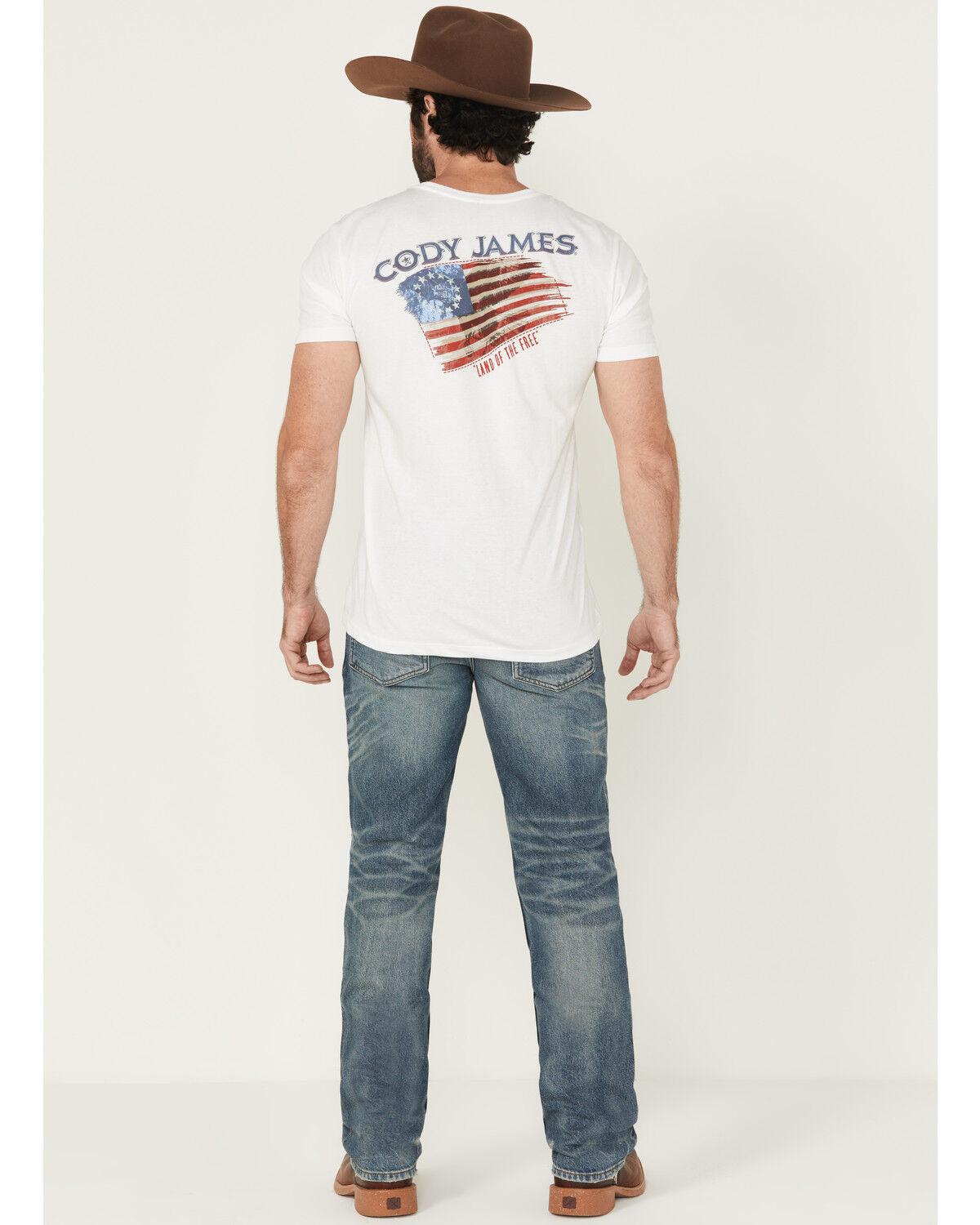Image #3 - Moonshine Spirit Men's Slasher Medium Wash Slim Straight Rigid Denim Jeans, Medium Wash, hi-res