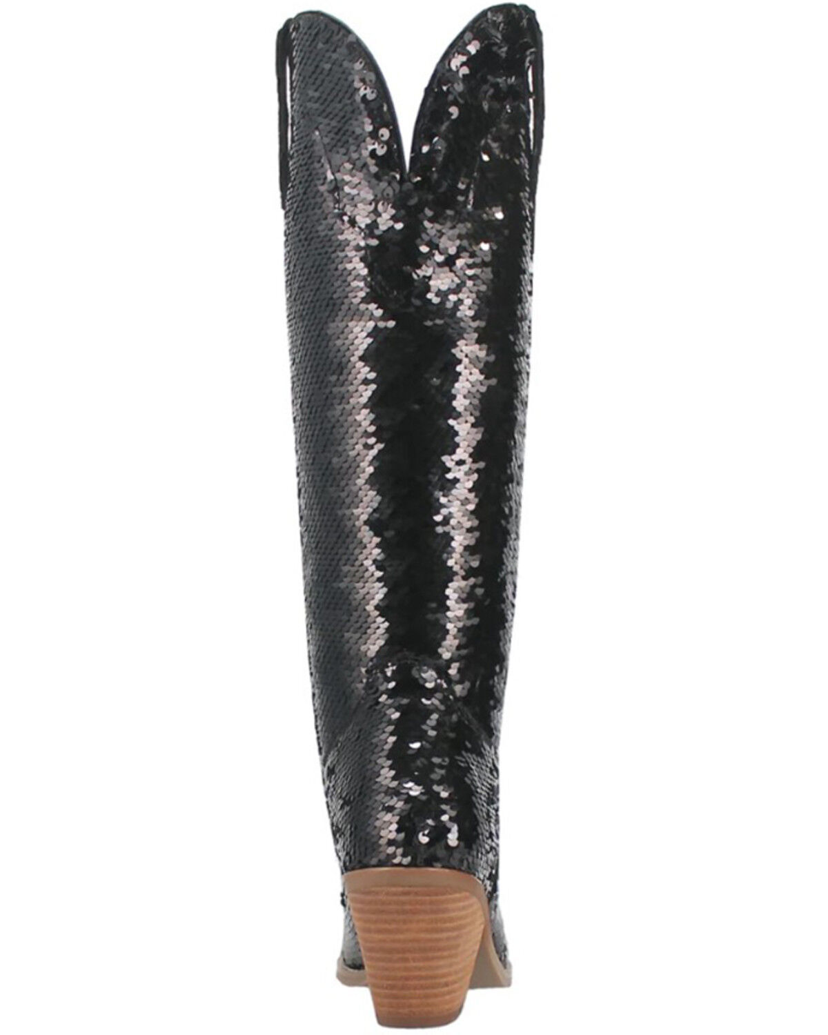 Image #5 - Dingo Women's Sequin Dance Hall Queen Tall Western Boots - Snip Toe, Black, hi-res
