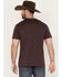 Cody James Men's Skull Scene Western T-Shirt, Rust Copper, hi-res