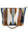 Image #2 - Ranch Junkie Women's Aspen Southwestern Wool Saddle Blanket Tote Bag, Multi, hi-res