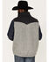 Image #4 - Cinch Men's Lightweight Wool Colorblock Zip-Front Vest, Grey, hi-res