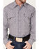 Image #3 - Cinch Men's Modern Fit Small Plaid Snap Western Shirt, Blue, hi-res