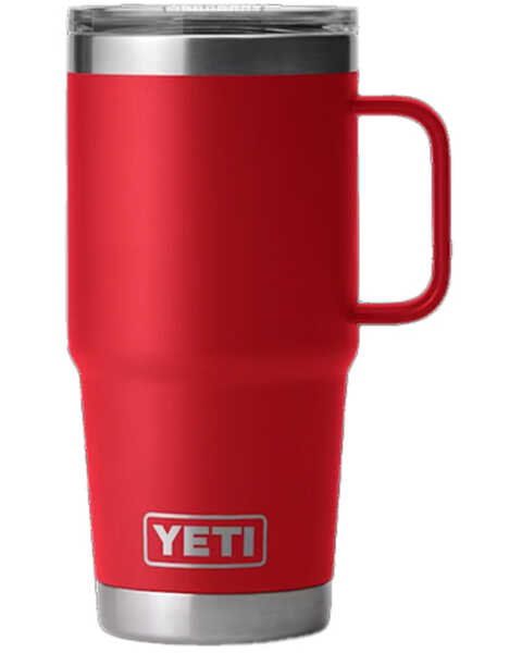 Yeti Rambler Stronghold Lid 20oz Travel Mug, Red, hi-res