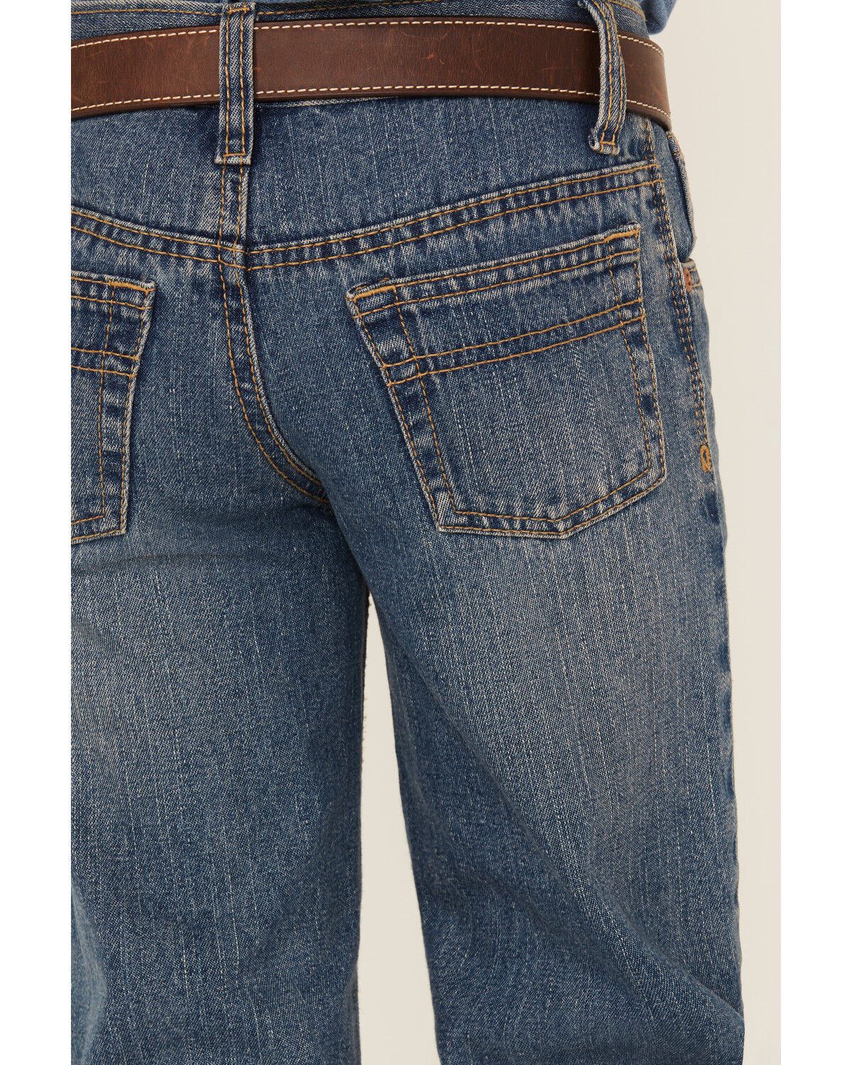 Image #4 - Cinch Boys' White Label Slim Straight Denim Jeans, Denim, hi-res