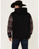 Image #4 - Hooey Men's Legendary Southwestern Sleeve Block Hooded Sweatshirt, Black, hi-res