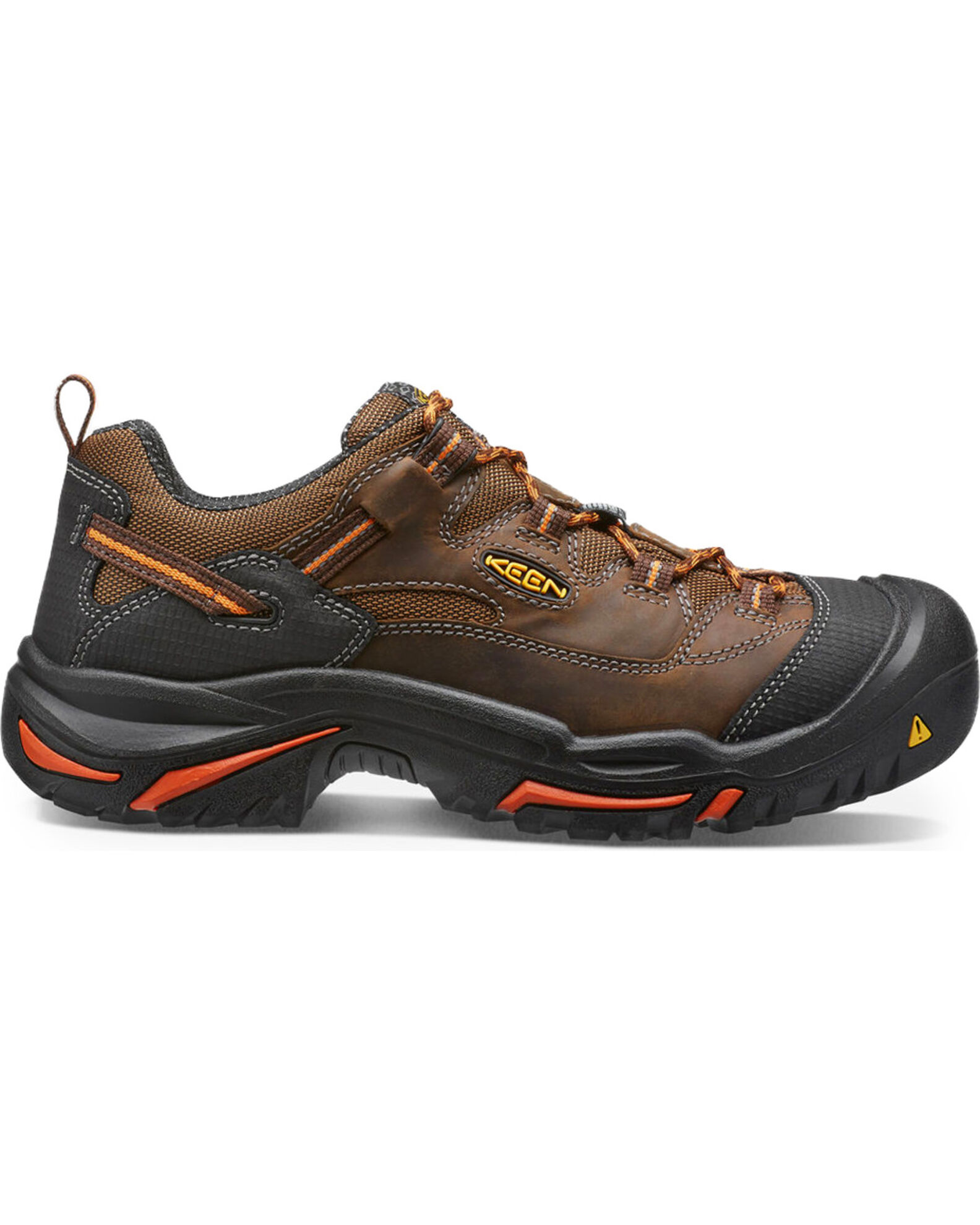 Image #3 - Keen Men's Braddock Low Shoes - Soft Toe, Brown, hi-res