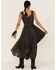 Image #4 - Scully Women's Lace-Up Jacquard Maxi Dress, Charcoal, hi-res