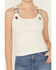 Image #4 - Idyllwind Women's Wylie Rib Knit Buckle Tank, Ivory, hi-res