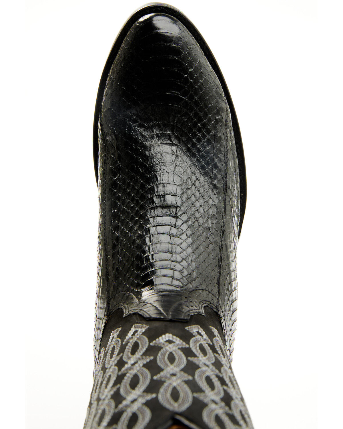 Image #6 - Cody James Men's Exotic Snake Western Boots - Round Toe, Black, hi-res