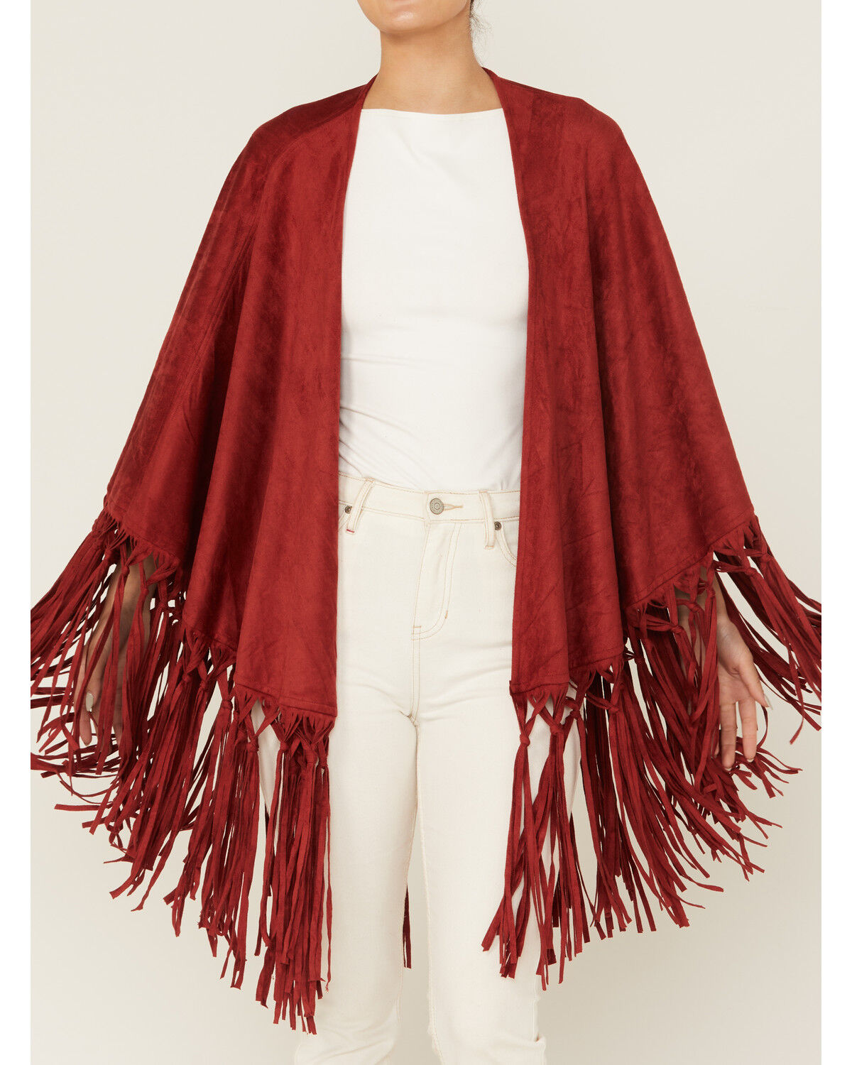 Image #3 - Tasha Polizzi Women's Sierra Shawl, Red, hi-res