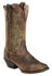 Justin Stampede Women's Durant Cowgirl Boots - Square Toe, Sorrel, hi-res