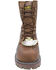 Image #3 - AdTec Men's 9" Waterproof Logger Work Boots - Composite Toe, Brown, hi-res