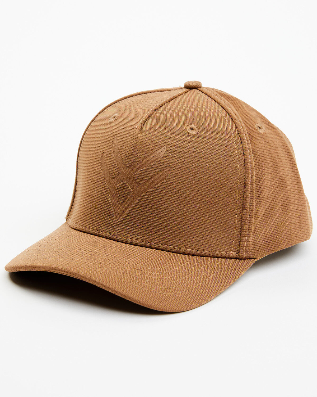 Image #1 - Hawx Men's Embossed Logo Ball Cap, Pecan, hi-res