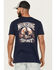 Image #1 - Moonshine Spirit Men's Moonlit Short Sleeve Graphic T-Shirt, Navy, hi-res