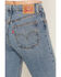 Image #4 - Levi's Women's 501 Medium Wash High Rise Straight Stretch Denim Jeans, Medium Wash, hi-res
