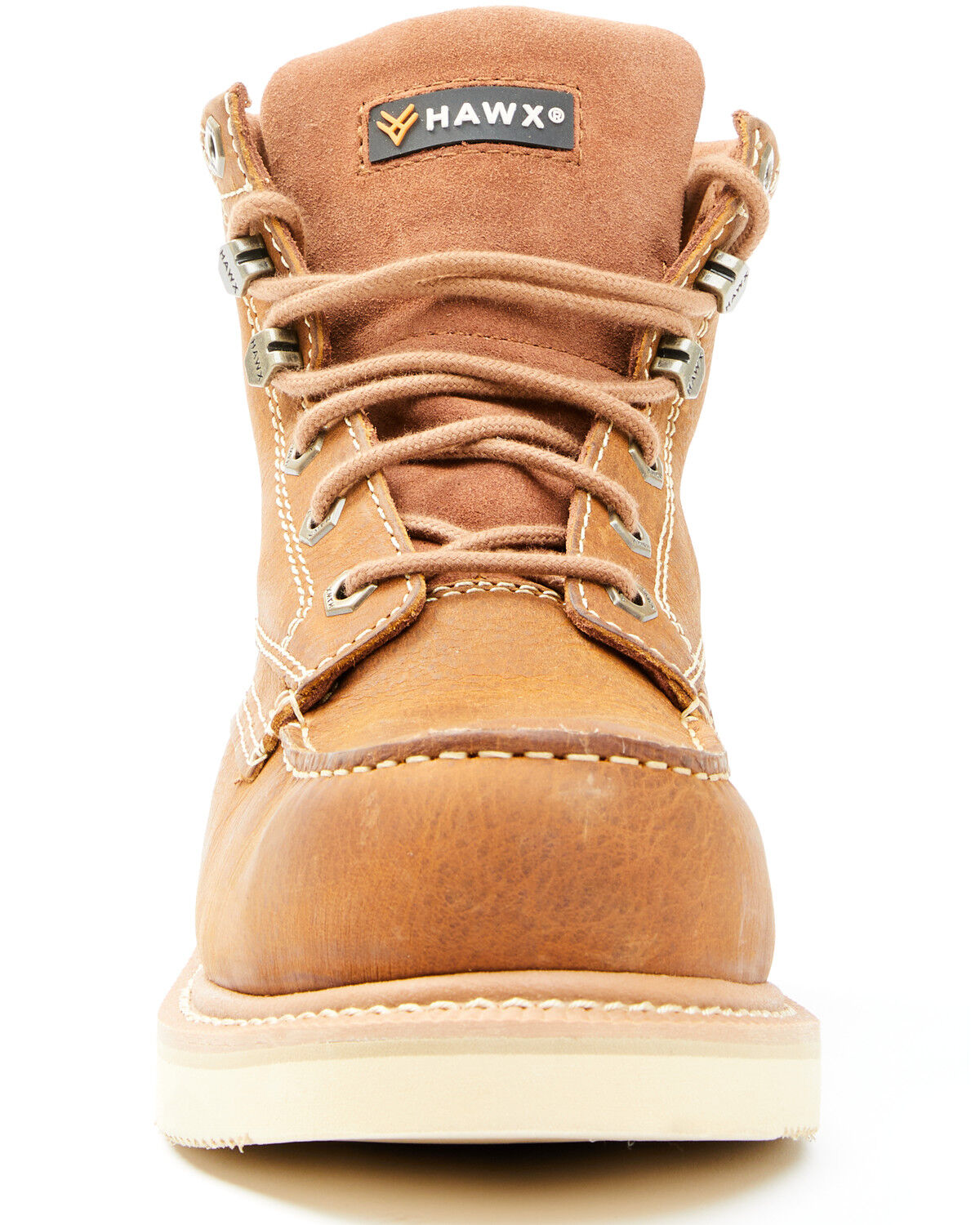 Image #4 - Hawx Men's 6" Grade Work Boots - Composite Toe, Brown, hi-res