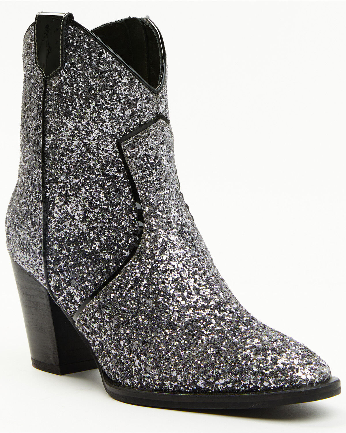 Image #1 - Idyllwind Women's Stop and Stare Western Booties - Round Toe, Silver, hi-res
