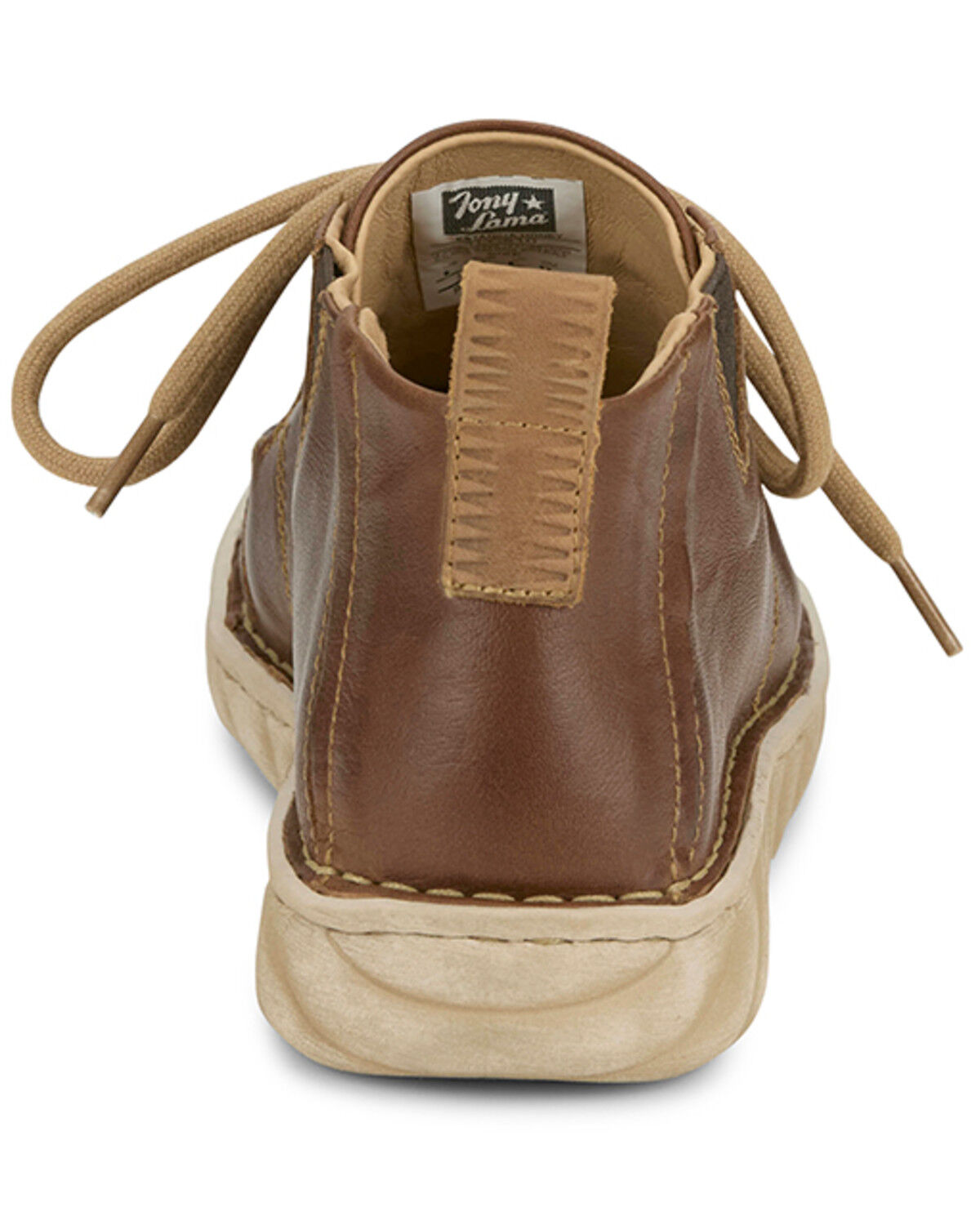 Image #5 - Tony Lama Men's Estancia Lace-Up Chukka Boots - Moc Toe, Brown, hi-res