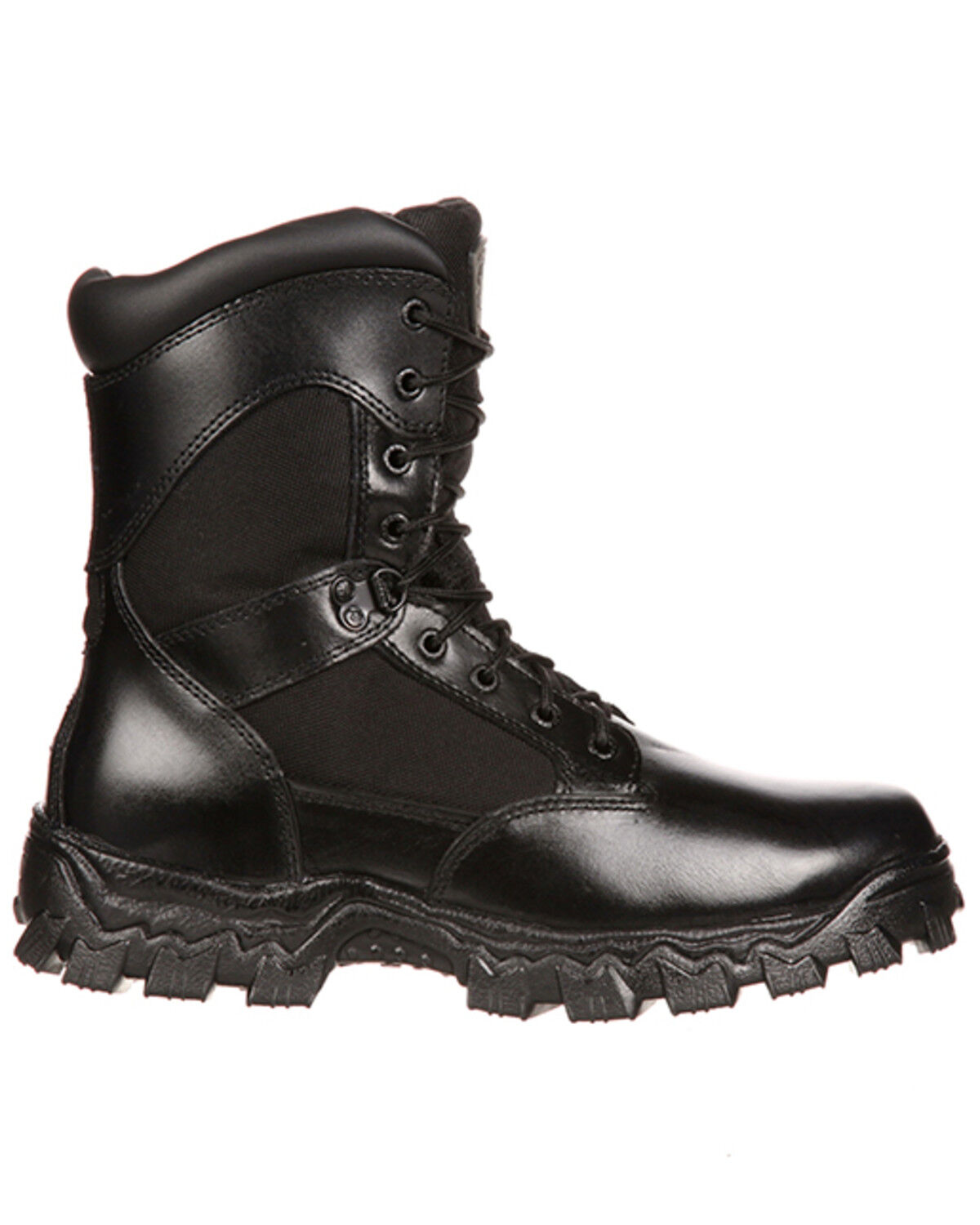 Image #3 - Rocky Men's Alphaforce Waterproof Zipper Duty Boots - Composite Toe, Black, hi-res