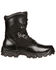 Rocky Men's Alphaforce Waterproof Zipper Duty Boots - Composite Toe, Black, hi-res