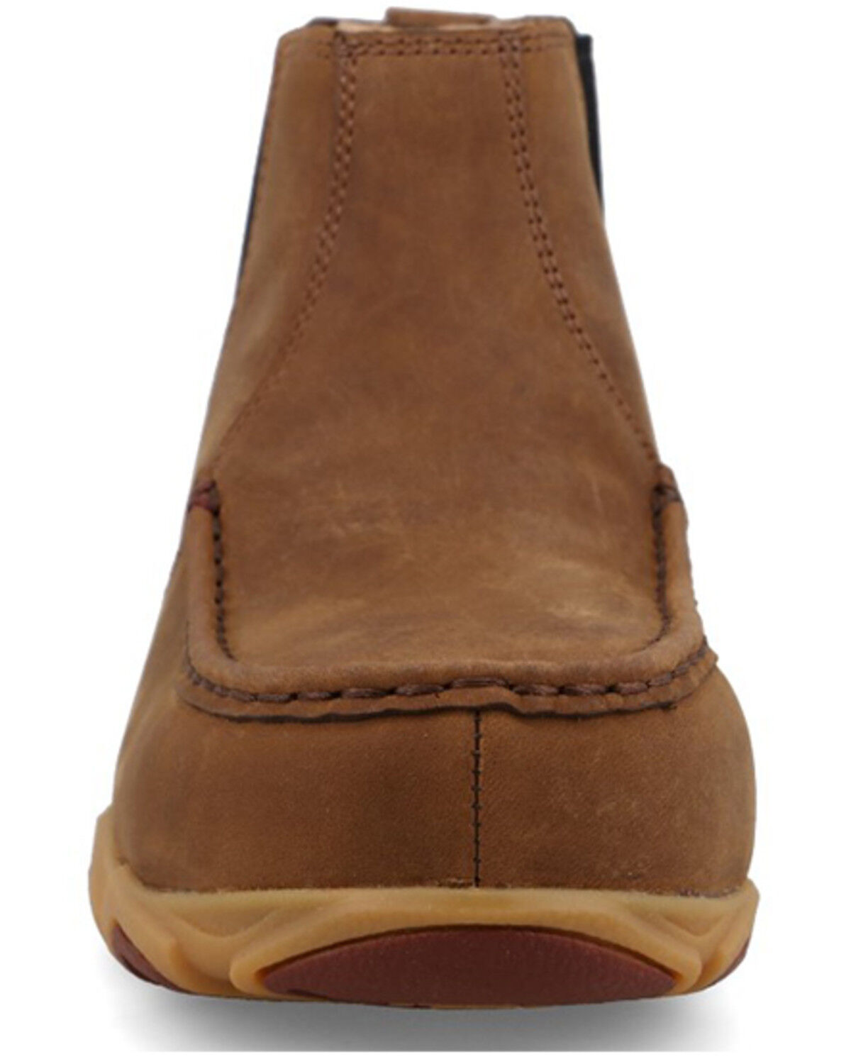 Image #4 - Twisted X Women's 4" Chelsea Driving Moc Work Boots - Nano Toe, Brown, hi-res