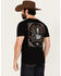 Image #1 - Cody James Men's Agave Desert Short Sleeve Graphic T-Shirt, Black, hi-res