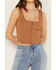 Image #3 - Shyanne Women's Corset Tank, Brown, hi-res