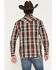 Image #4 - Moonshine Spirit&reg; Men's The Riff Crackle Plaid Print Long Sleeve Snap Western Shirt, Black, hi-res