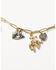 Image #3 - Shyanne Women's Western Muse Cowgirl Charm Necklace, Gold, hi-res