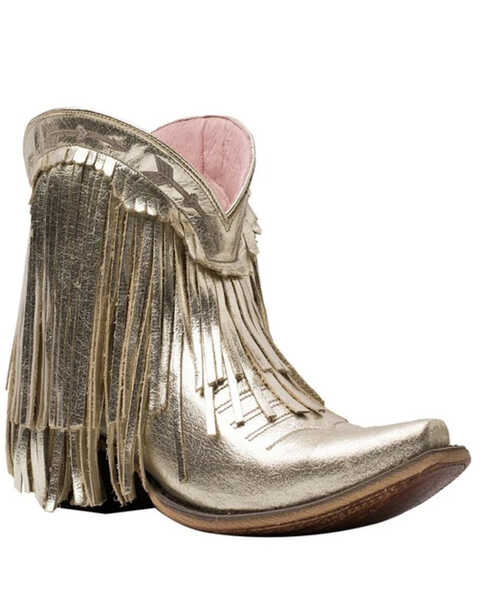 Image #1 - Junk Gypsy Women's Spitfire Fashion Booties - Snip Toe, Gold, hi-res