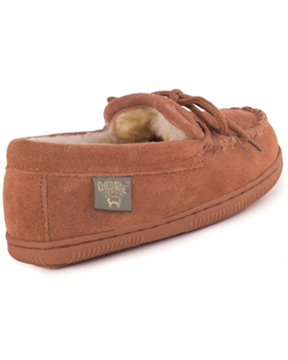 Image #4 - Cloud Nine Girls' Sheepskin Moccasins, Chestnut, hi-res