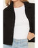 Image #3 - Levi's Women's Original Sherpa Lined Snap Trucker Denim Jacket, Black, hi-res