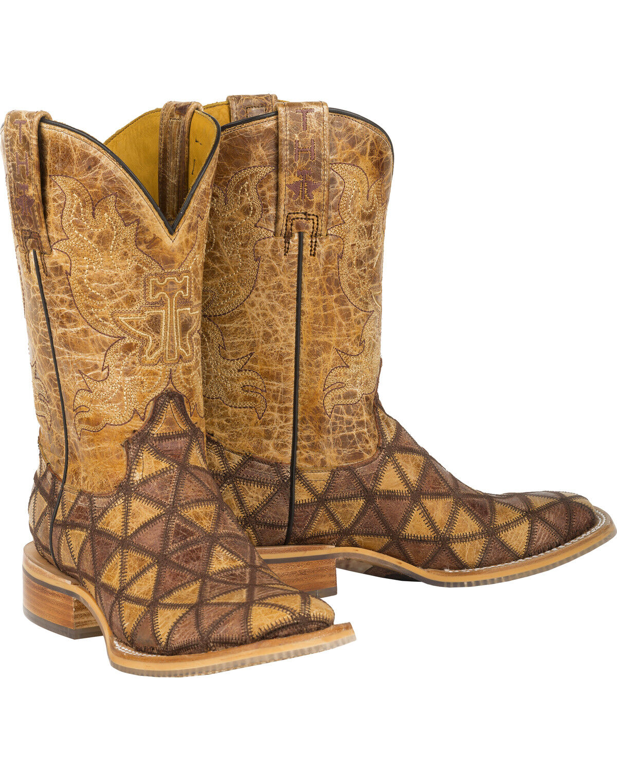 Image #2 - Tin Haul Women's Conquer the World Western Boots - Broad Square Toe, Tan, hi-res