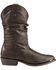 Image #2 - Dingo Men's Slouch Western Boots - Round Toe, Black, hi-res