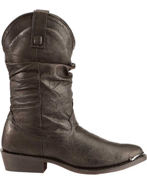 Dingo Slouch Cowboy Boots - Medium Toe, Black, hi-res