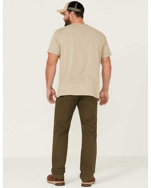 Image #3 - Brothers and Sons Men's Weathered Ripstop Stretch Slim Straight Pants , Olive, hi-res