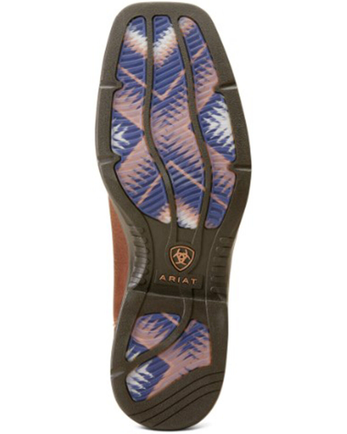 Image #5 - Ariat Men's Ridgeback Western Performance Boots - Broad Square Toe, Brown, hi-res