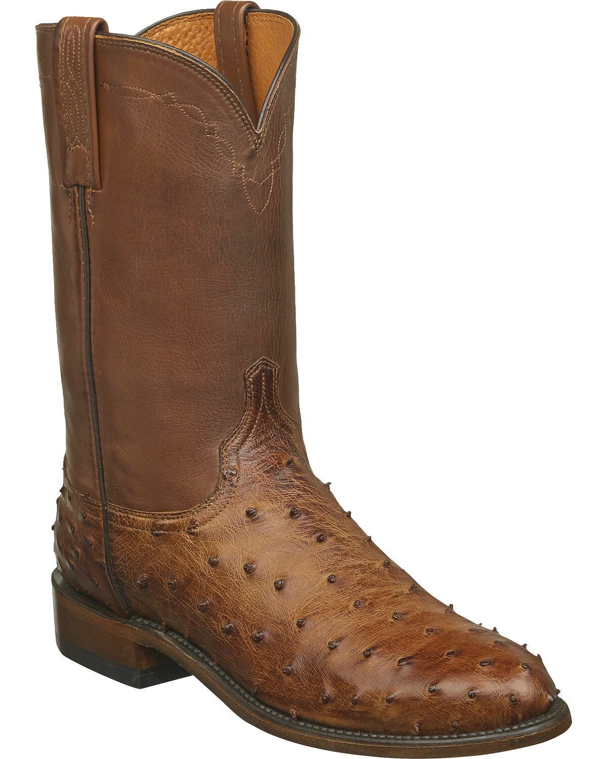 mens round toe roper boots