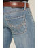Image #4 - Rock & Roll Denim Men's Boot Barn Exclusive Pistol Medium Wash Bootcut Stretch Denim Jeans, Medium Wash, hi-res