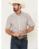Image #1 - Ariat Men's Wrinkle Free Sage Plaid Print Shirt Sleeve Button-Down Western Shirt, , hi-res