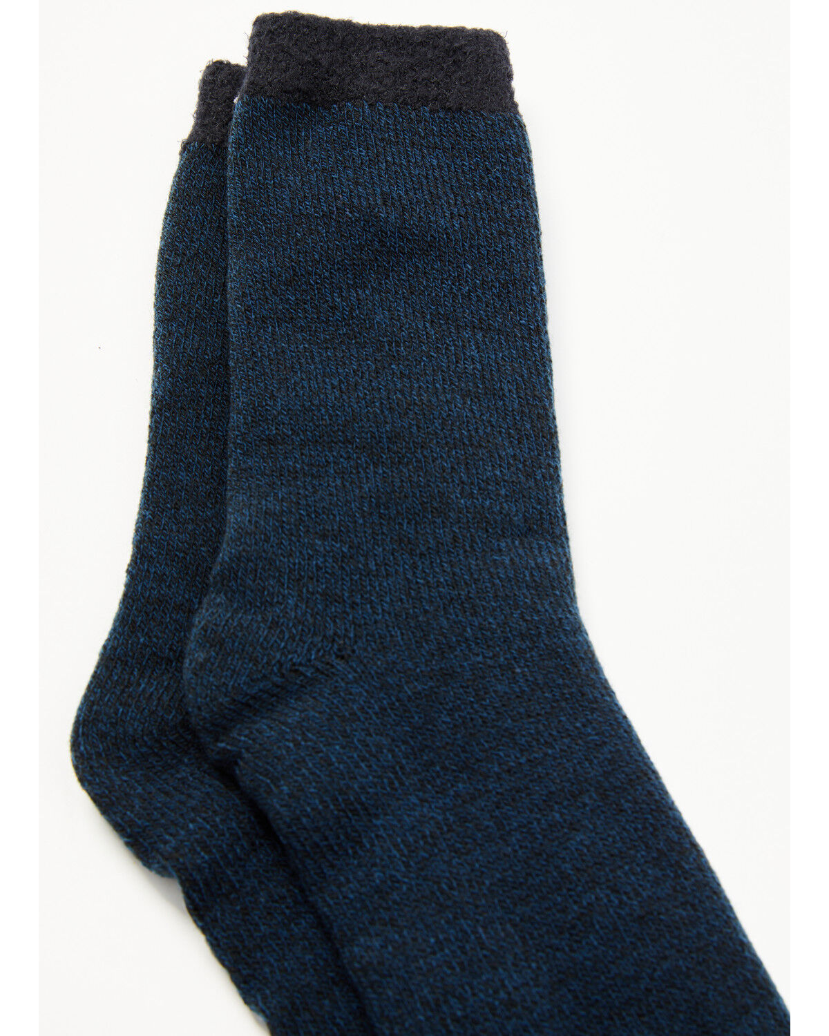 Image #2 - Cody James Men's Cozy Crew Socks, Navy, hi-res