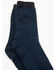Image #2 - Cody James Men's Cozy Crew Socks, Navy, hi-res