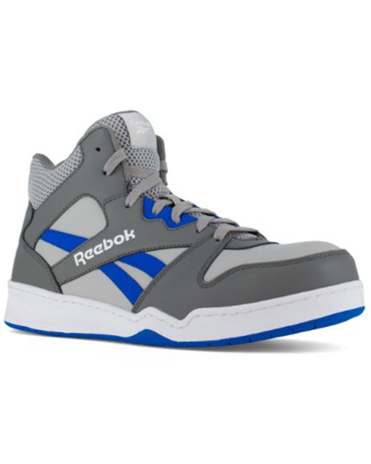 Reebok Men's High Top Work Shoes - Composite Toe, Grey, hi-res