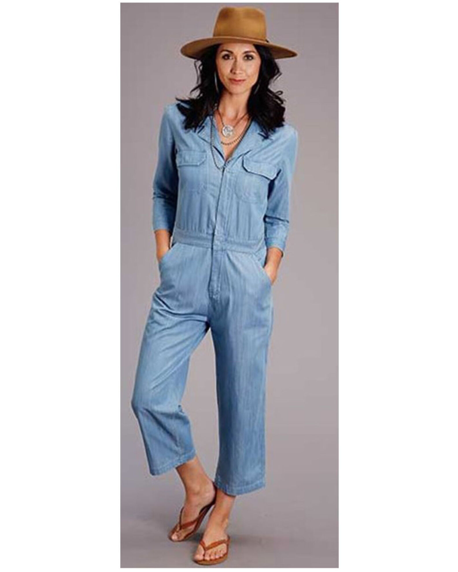 Tencel denim jumpsuit cheap