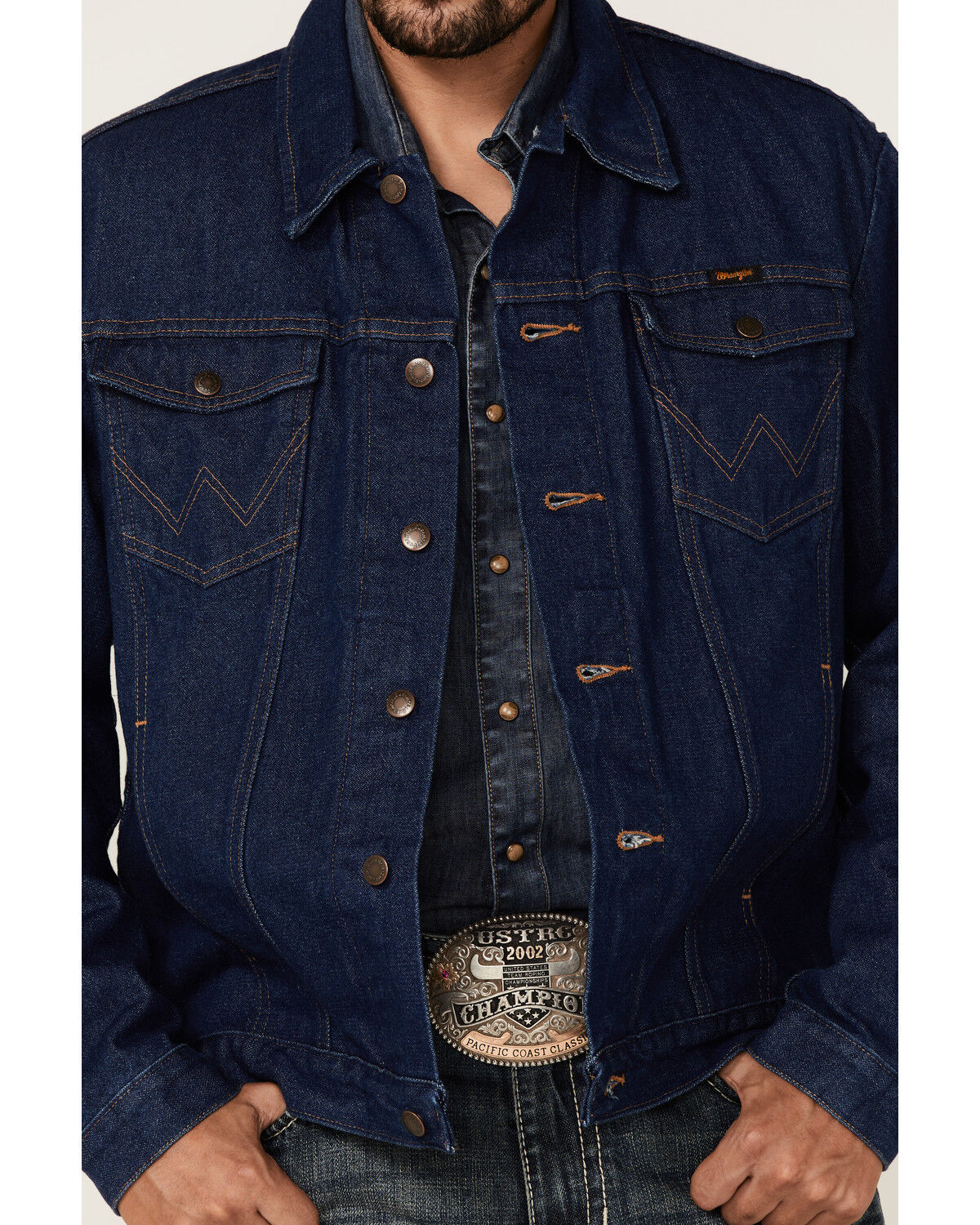 Wrangler Men's Unlined Denim Western Jacket - Tall - Country