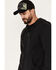 Image #2 - Brothers and Sons Heavy Weathered Hooded Jacket, Black, hi-res