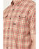 Image #3 - Ariat Men's Rebar Plaid Print Short Sleeve Button-Down Work Shirt, Red, hi-res