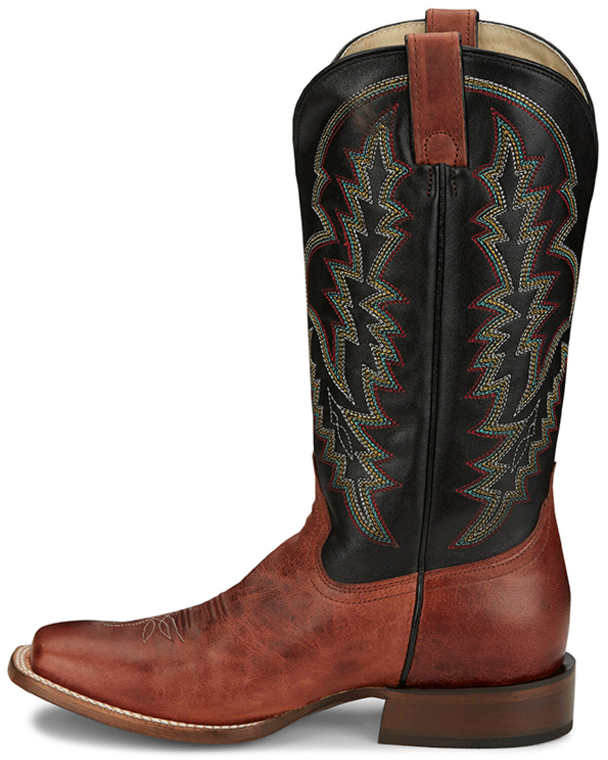 Image #3 - Tony Lama Men's Camarillo Western Boots - Square Toe, Cognac, hi-res