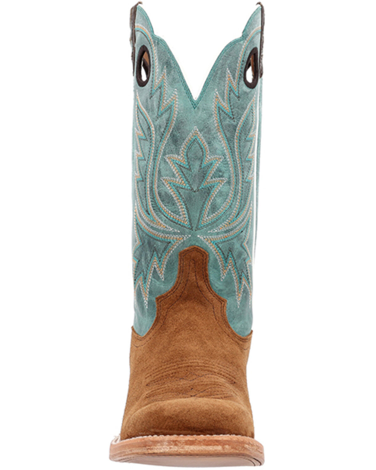 Image #4 - Durango Men's PRCA Collection Roughout Western Boots - Broad Square Toe, Multi, hi-res