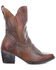 Image #2 - Bed Stu Women's Amanda II Western Booties - Round Toe, Brown, hi-res